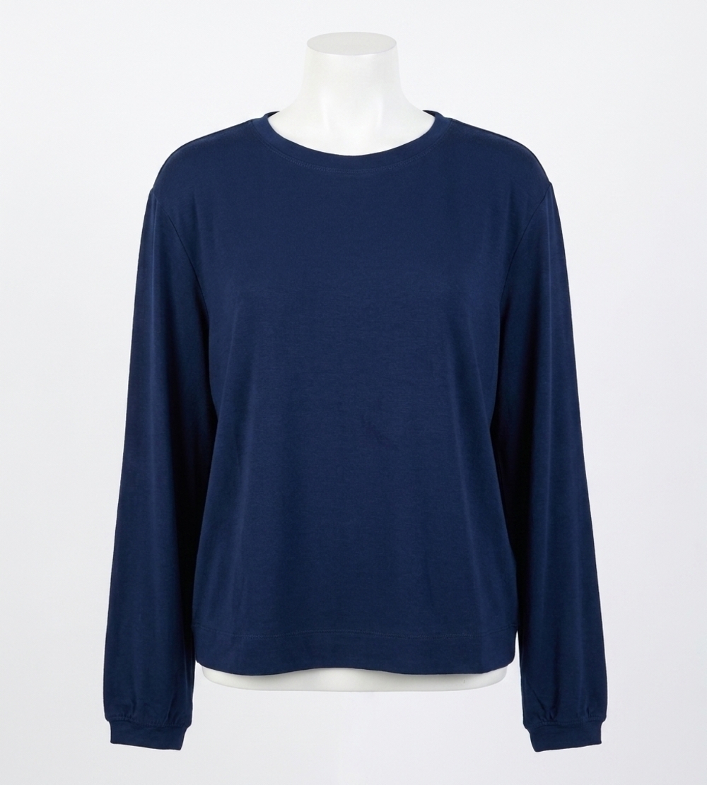 NEW ANOTHER LOVE matilda modal long sleeve tee in eclipse